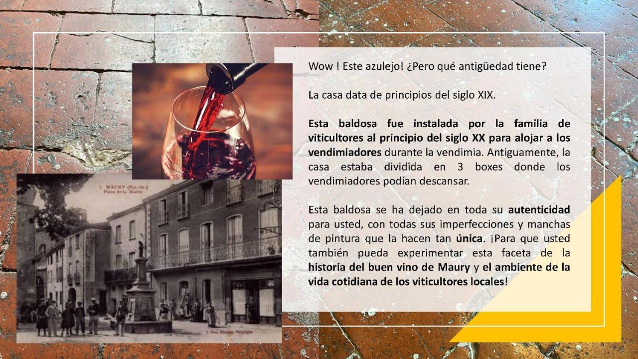 La Tomette - Le Charme De L'Authentique Maury Exterior foto
